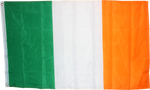 Ireland 12"X18" Inch Flag Rough Tex® 100D With Grommets