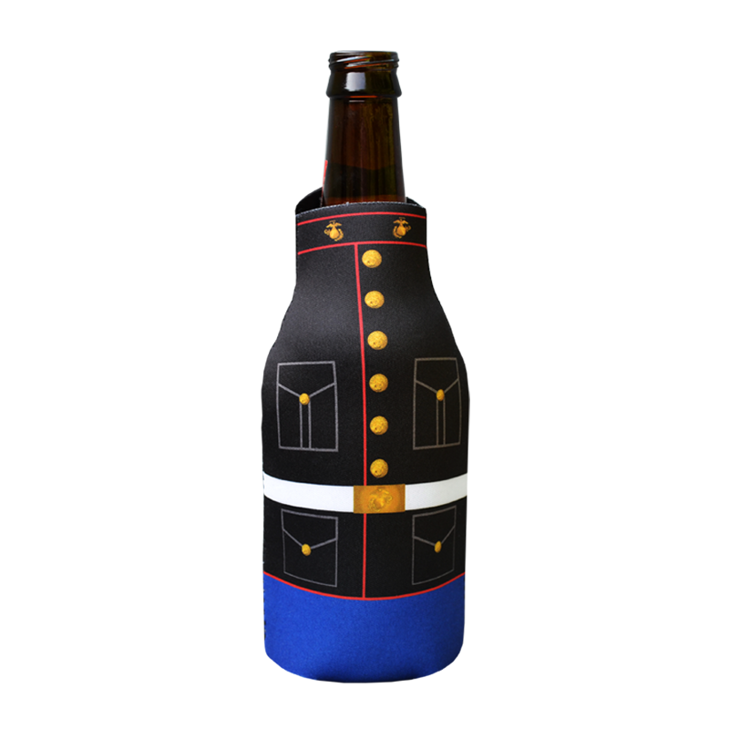 Dress Blues Neoprene Bottle Jacket Drink Koozie Rough Tex®