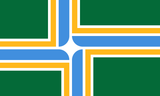 Portland Oregon 3'X5' Flag Rough Tex® 100D