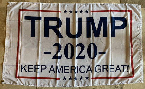 Trump 2020 KAG Keep America Great White Rough Tex® 100D 3'X5' Flag