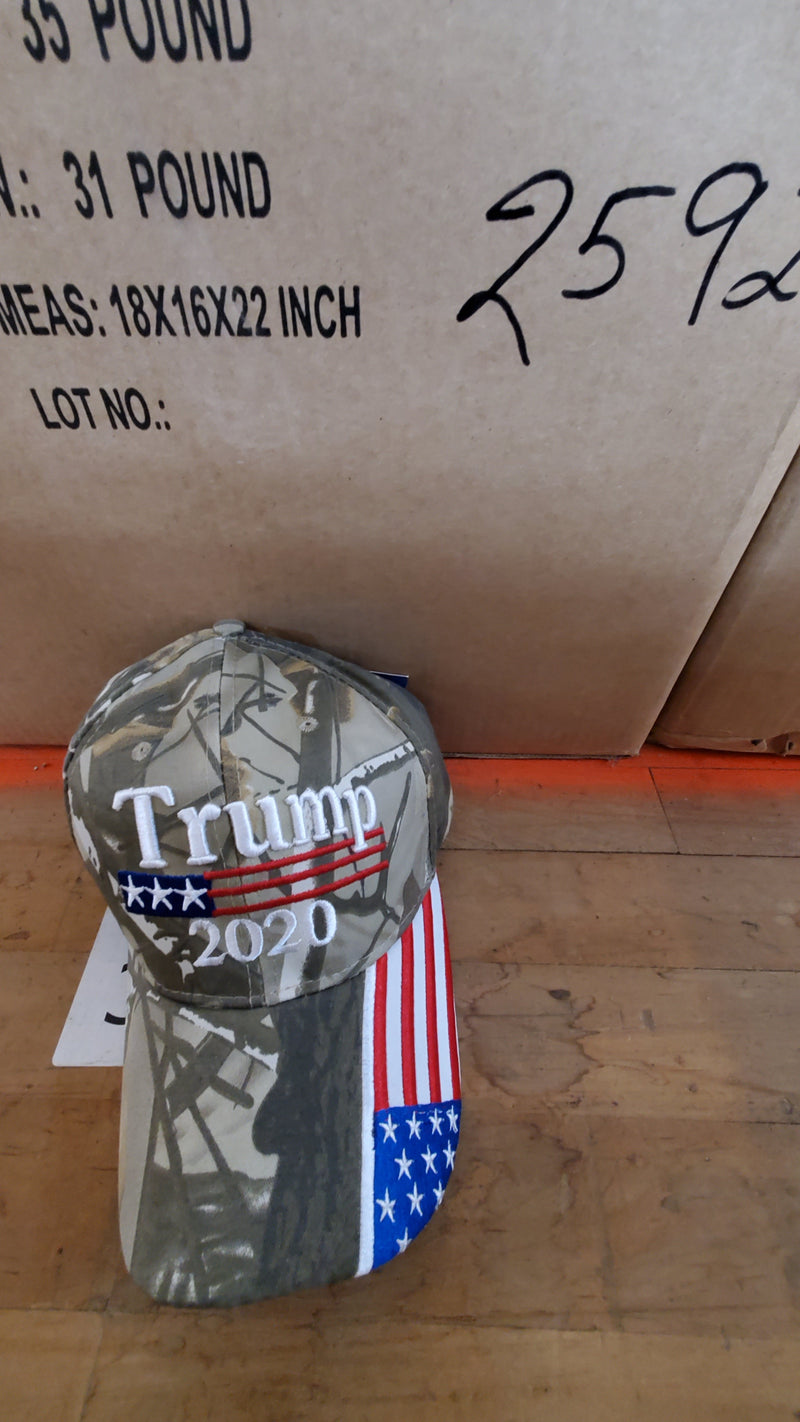 24 assorted TRUMP caps hats