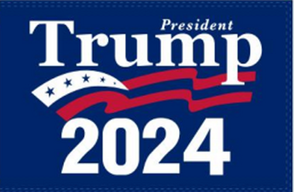 President Trump 2024 2'X3' Flag Rough Tex® 100D