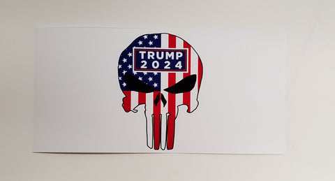 Trump 2024 Punisher Bumper Sticker