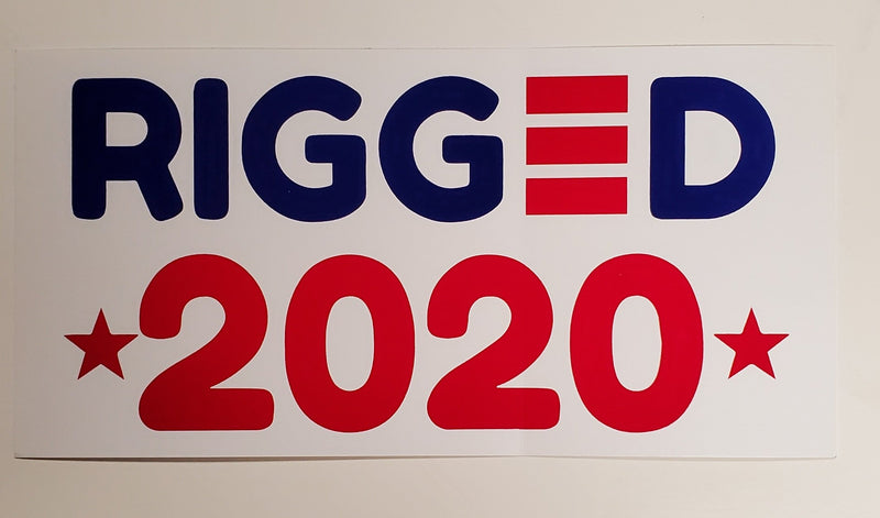 Rigged 2020 Bumper Sticker