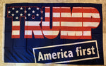 Trump America First Flag 12'x18' 100D ROUGH TEX ® Single Side