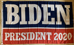 Biden President 2020 Democratic Presidential Blue And Red Single Sided Flag 3'X5' Rough Tex® 100D