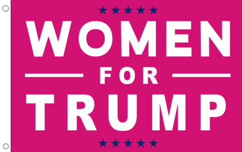 2'X3' 100D WOMEN FOR TRUMP FLAG