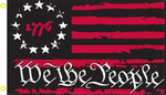 Betsy Ross We The People 1776 (RED) 3'X5' Flag ROUGH TEX® 100D