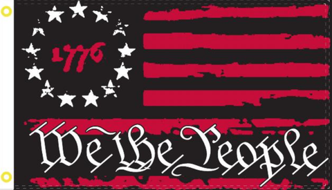 Betsy Ross We The People 1776 (RED) 3'X5' Flag ROUGH TEX® 100D