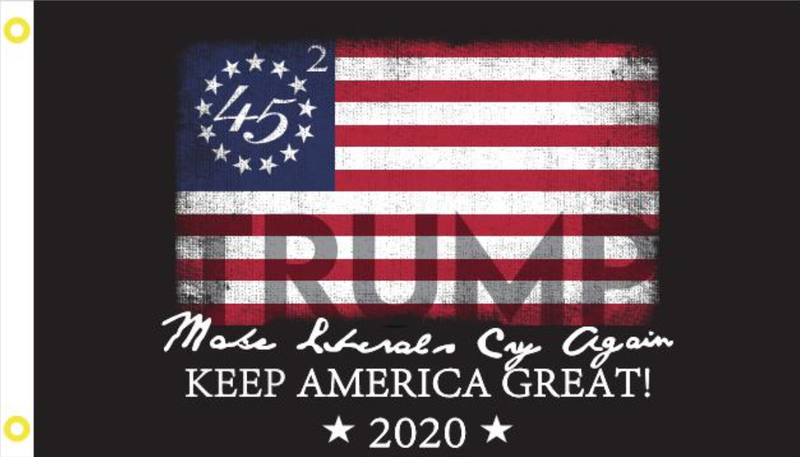 3'X5' 100D BETSY ROSS 45 TRUMP FLAG