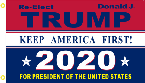 3'X5' 100D RE-ELECT DONALD J.TRUMP 2020 FLAG