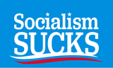 SOCIALISM SUCKS 3'X5' FLAG 100D ROUGH TEX ®