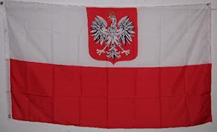 Poland W/ Eagle 3'X5' Flag ROUGH TEX® 100D