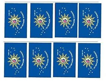 Conch Republic 12' Foot Long Bunting String Flag - Rough Tex ®100D