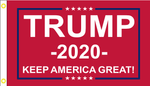 TRUMP 2020 KAG RED KEEP AMERICA GREAT KAG 5'X8' FLAG ROUGH TEX ® 150D NYLON