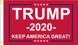 TRUMP 2020 KAG RED KEEP AMERICA GREAT KAG 5'X8' FLAG ROUGH TEX ® 150D NYLON