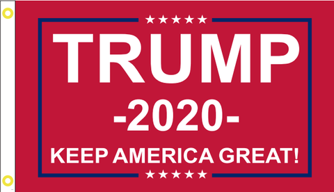 TRUMP 2020 KAG RED KEEP AMERICA GREAT KAG 4'X6' FLAG ROUGH TEX ® 150D NYLON