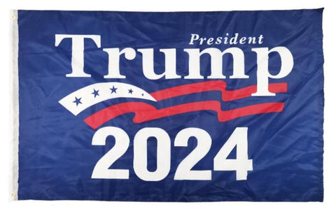 President Trump 2024 4'X6' Flag- Rough Tex® 100D  Banner