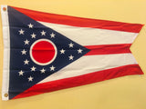 2'X3' U.S.A. State flags & American flag 68D Nylon Rough Tex Flags all 50 states brass grommets