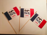 6x9 inch sewn edge classroom US State American flags & USA (144 6"x9" Stick FLAGS PER STATE) 50 UNITED STATES FLAGS 6"X9" WOODEN STAFF STATE FLAG COLLECTION 15" wood staff soft point gold wood spears