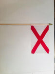 6x9 inch sewn edge classroom US State American flags & USA (144 6"x9" Stick FLAGS PER STATE) 50 UNITED STATES FLAGS 6"X9" WOODEN STAFF STATE FLAG COLLECTION 15" wood staff soft point gold wood spears