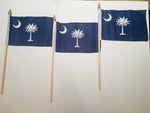 6x9 inch sewn edge classroom US State American flags & USA (144 6"x9" Stick FLAGS PER STATE) 50 UNITED STATES FLAGS 6"X9" WOODEN STAFF STATE FLAG COLLECTION 15" wood staff soft point gold wood spears
