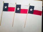 6x9 inch sewn edge classroom US State American flags & USA (144 6"x9" Stick FLAGS PER STATE) 50 UNITED STATES FLAGS 6"X9" WOODEN STAFF STATE FLAG COLLECTION 15" wood staff soft point gold wood spears