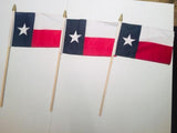 6x9 inch sewn edge classroom US State American flags & USA (144 6"x9" Stick FLAGS PER STATE) 50 UNITED STATES FLAGS 6"X9" WOODEN STAFF STATE FLAG COLLECTION 15" wood staff soft point gold wood spears