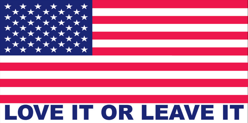 Love It Or Leave It  - Bumper Sticker