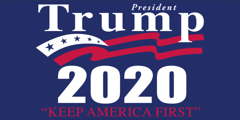 President Trump 2020 KAF Keep America First  - Bumper Sticker