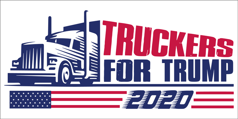 *TEMPORARLY OUT OF STOCK* Truckers For Trump 3'X5' Flag Rough Tex® 68D Nylon