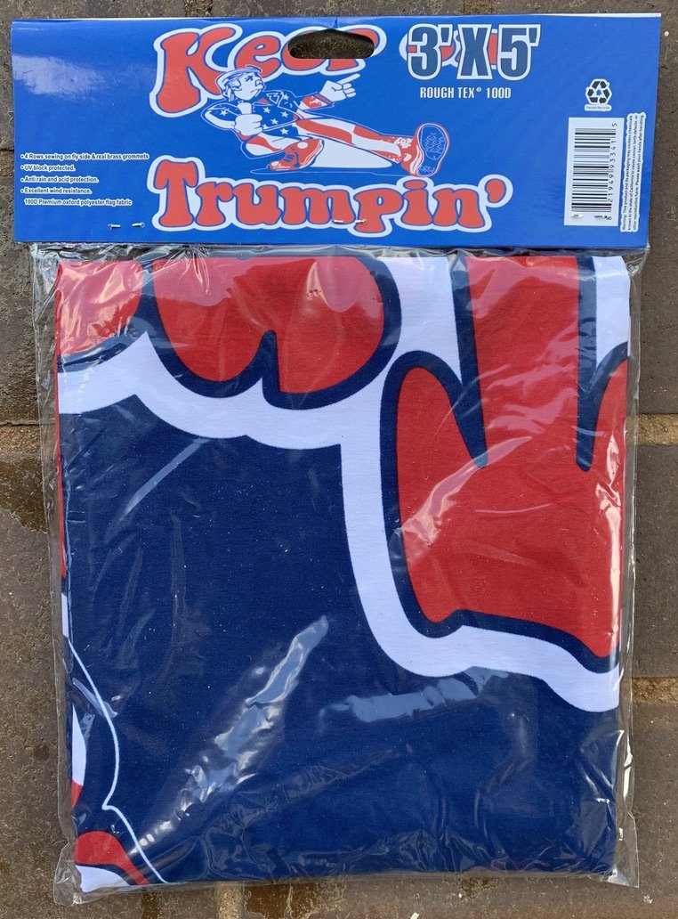 Keep On Trumpin' Blue 3'X5' Flag Rough Tex® 100D