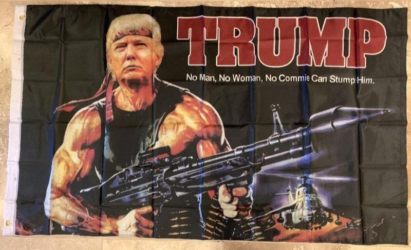 TRUMP BAZOOKA FLAG- ROUGH TEX® 2’X3’ 68D NYLON