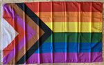 Progressive Rainbow Flag - 2'X3' Rough Tex® 100D