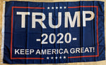 TRUMP 2020 KEEP AMERICA GREAT BLUE 3'X5' FLAG ROUGH TEX® 68D NYLON