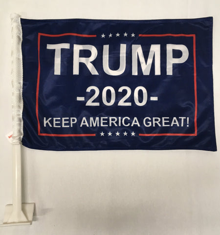 Trump 2020 Keep America Great KAG Blue - 12''X18'' Car Flag