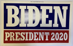 Biden 2020 Red And Blue Double Sided Yard Sign 14.5"X 23" Inches