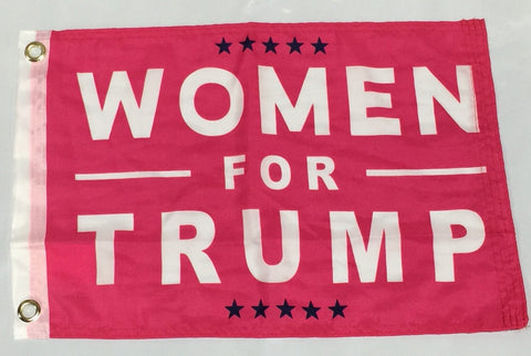 Women For Trump - 12''X18'' Single Sided Flag