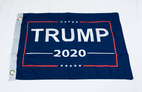 Trump 2020 Double Sided Flag- 12''x18'' Rough Tex®