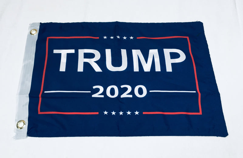 Trump 2020 Double Sided Flag- 12''x18'' Rough Tex®