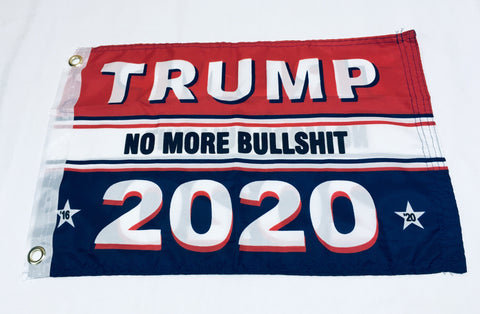 Trump 2020 Keep America First Blue and Red Double Sided Flag- 12''x18'' Rough Tex®