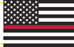 Thin Red Line American 3'X5' Flag Rough Tex® 150D Nylon