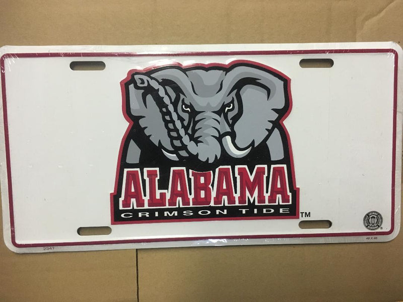 CRIMSON TIDE UNIVERSITY OF ALABAMA AUTO TAG