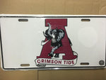 CRIMSON TIDE "A" UNIVERSITY OF ALABAMA LICENSE PLATE