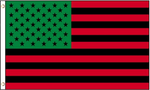 Afro American USA 3'X5' Flag ROUGH TEX® 68D