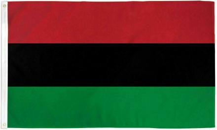 Afro American (Tri Color) 3'X5' Flag ROUGH TEX® 68D