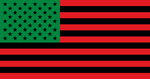 Afro American USA 3'X5' Flag ROUGH TEX® 68D