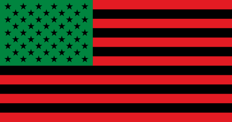 Afro American USA 3'X5' Flag ROUGH TEX® 68D