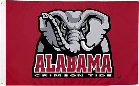 University of Alabama Alabama Crimson Tide Elephant 3'x5' Officially Licensed Premium Heavy Duty Polyester Flag