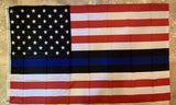 USA RWB With This Blue Line Memorial American Flag 3'x5' 100D ROUGH TEX ®